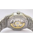 Audemars Piguet Royal Oak Steel Black Swiss ETA Valjoux 7750 Automatic Watch