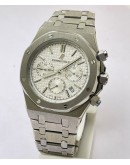 Audemars Piguet Chronometer Steel White Watch