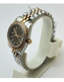 Rolex Datejust Diamond Bezel Brown Dual Tone Swiss Automatic Ladies Watch