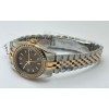 Rolex Datejust Diamond Bezel Brown Dual Tone Swiss Automatic Ladies Watch