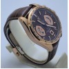 Tag Heuer Grand Carrera Calibre 17 Rose Gold Leather Strap Watch