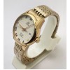 Omega De-Ville White Rose Gold Bracelet Swiss Automatic Watch