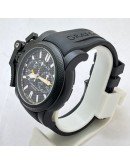 Graham Chronofighter Oversize Black Rubber Strap Watch