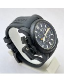 Graham Chronofighter Oversize Black Rubber Strap Watch