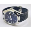OMEGA SEAMASTER AQUA TERRA BLACK RUBBER STRAP SWISS AUTOMATIC WATCH