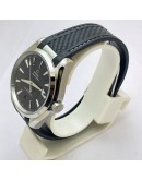 OMEGA SEAMASTER AQUA TERRA BLACK RUBBER STRAP SWISS AUTOMATIC WATCH