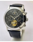 Audemars Piguet Jules Tourbillon Black Day Date Swiss Automatic Watch