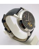 Audemars Piguet Jules Tourbillon Black Day Date Swiss Automatic Watch