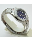 Rolex Yacht Master - 1 Blue Steel Swiss Automatic Watch