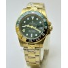 Rolex GMT Master II Golden Green Swiss ETA 3285 Valjoux Movement Watch