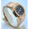 Patek Philippe Nautilus Automatic Rose Gold Black Swiss Automatic Watch