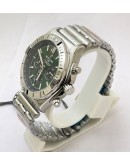 Breitling Chronomat B01 42 Green Steel Watch