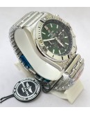 Breitling Chronomat B01 42 Green Steel Watch