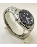 Omega Seamaster Planet Ocean GMT Black Swiss ETA Automatic Watch