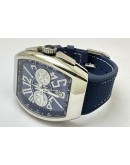 Franck Muller Vanguard Yachting Chronograph Blue Strap Watch