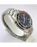 Omega Seamaster Planet Ocean Master Chronometer Chronograph Black Watches