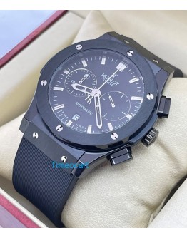 Hublot Classic Fusion Chronograph Black Rubber Strap Watch