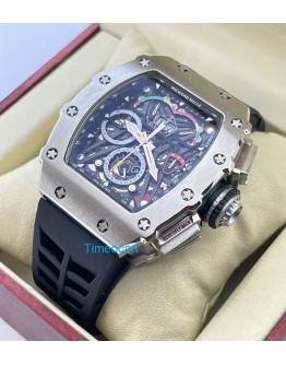 Richard Mille Mclaren F1 Black Rubber Strap Swiss Automatic Watch