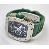 Richard Mille Mclaren F1 Green Rubber Strap Swiss Automatic Watch