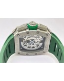 Richard Mille Mclaren F1 Green Rubber Strap Swiss Automatic Watch