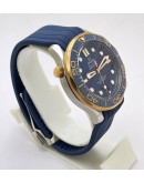 Omega Seamaster 50th Anniversary Blue Rubber Strap Swiss Automatic Watch