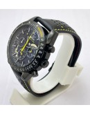 Omega Speedmaster Apollo 8 Black Leather Strap watch