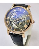 Cartier Rotonde De Astrotourbillon Skeleton Black Swiss Automatic Watch