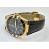 Omega Constellation Rose Gold Black Strap Swiss Automatic Watch