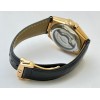 Omega Constellation Rose Gold Black Strap Swiss Automatic Watch