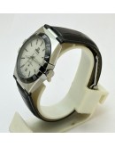 Omega Constellation White Black Strap Swiss Automatic Watch