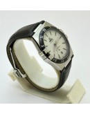 Omega Constellation White Black Strap Swiss Automatic Watch