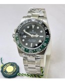 Rolex GMT Master II Destro Left-Handed Oyster Bracelet Swiss ETA 7750 Valjoux Movement Watch