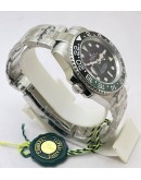 Rolex GMT Master II Destro Left-Handed Oyster Bracelet Swiss ETA 7750 Valjoux Movement Watch