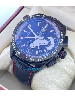 Tag Heuer Grand Carrera Calibre 36 Leather Strap Watch