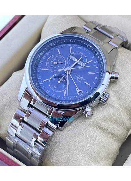 Longines Master Collection Steel Bracelet Blue Swiss Automatic Watch