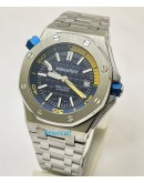 Audemars Piguet Diver Steel Bracelet Blue Swiss Automatic Watch