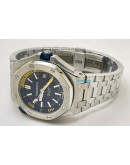 Audemars Piguet Diver Steel Bracelet Blue Swiss Automatic Watch