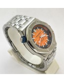 Audemars Piguet Diver Steel Bracelet Orange Swiss Automatic Watch