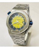 Audemars Piguet Diver Steel Bracelet Yellow Swiss Automatic Watch