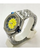 Audemars Piguet Diver Steel Bracelet Yellow Swiss Automatic Watch