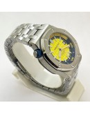 Audemars Piguet Diver Steel Bracelet Yellow Swiss Automatic Watch