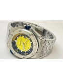 Audemars Piguet Diver Steel Bracelet Yellow Swiss Automatic Watch