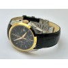 Tissot Couturier Chronograph Black Leather Strap Watch