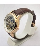  Patek Philippe Skeleton Two Time Zone SM Phase Swiss Automatic Watch