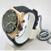 Breitling Chronomat B01 42 Green Dial Black Rubber Strap Watch