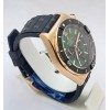 Breitling Chronomat B01 42 Green Dial Black Rubber Strap Watch