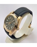 Rolex Sky Dweller Brown Dial Rubber Strap Swiss ETA Automatic Watch