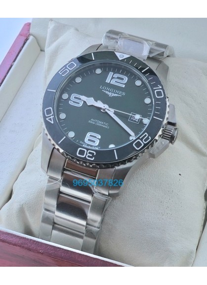 Longines Hydroconquest Green Swiss Automatic Watch