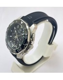 Tag Heuer Aquaracer Calibre 5 Chronograph Black Rubber Strap Watch