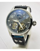 I W C Big Pilot Double Tourbillon Steel Swiss ETA Automatic Watch